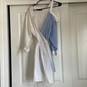 Off the shoulder assymetric top